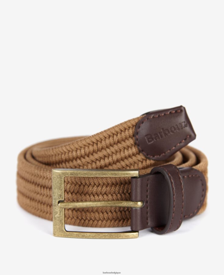 accessoires Barbour ceinture en toile nevis marine classique Hommes T2L6ZP2230