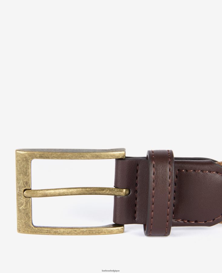 accessoires Barbour ceinture en toile nevis marine classique Hommes T2L6ZP2230