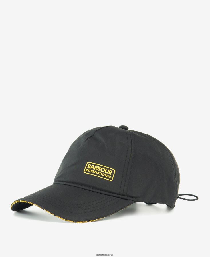 accessoires Barbour casquette de sport formule noir classique Hommes T2L6ZP2289