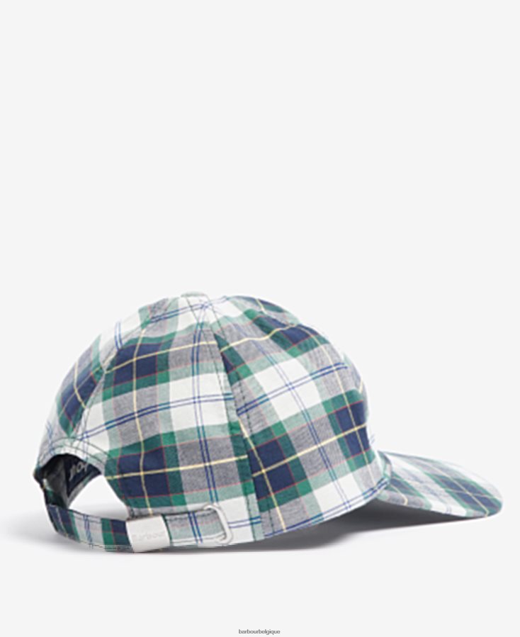 accessoires Barbour casquette de sport tartan oxbridge lierre d\'été Hommes T2L6ZP2293