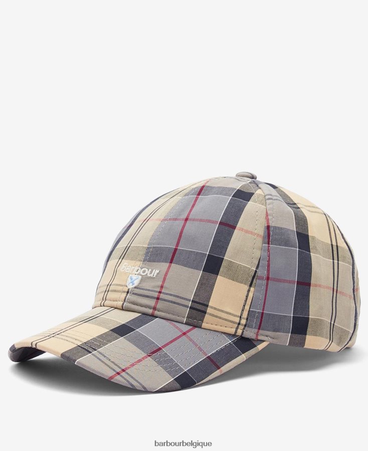 accessoires Barbour casquette sport tartan beige Hommes T2L6ZP2266