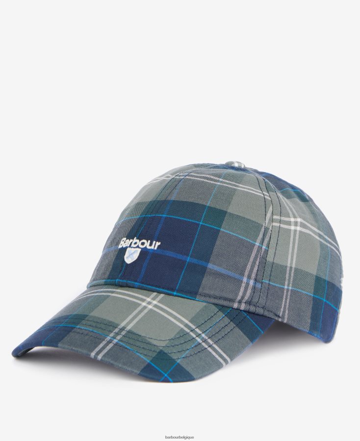 accessoires Barbour casquette sport tartan bleu kielder Hommes T2L6ZP2271