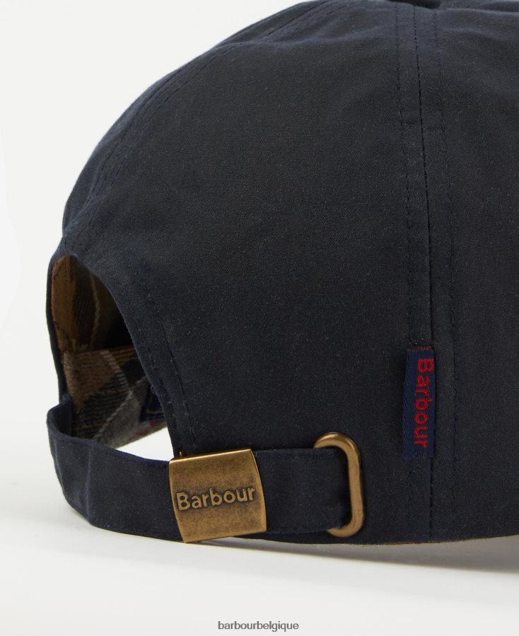 accessoires Barbour cire de casquette de sport marine/cordouan Hommes T2L6ZP2238