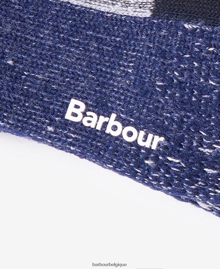 accessoires Barbour chaussettes de randonneur lowland coolmax noir Hommes T2L6ZP2360