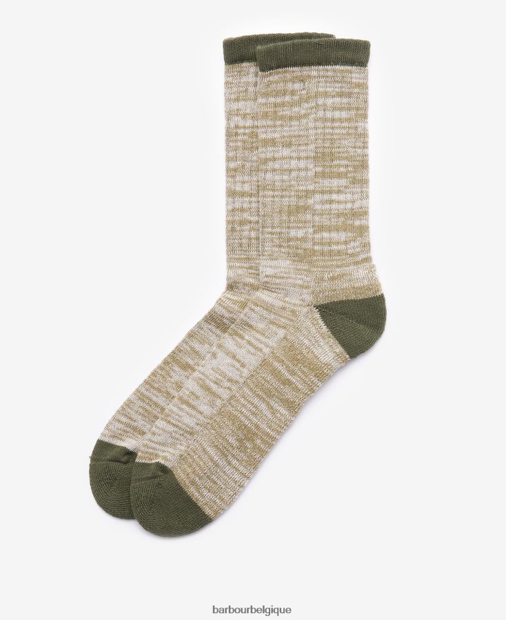 accessoires Barbour kendal chaussettes vert Hommes T2L6ZP2362