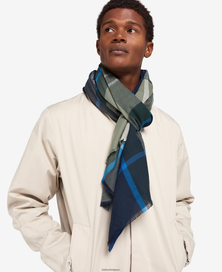 accessoires Barbour écharpe Walshaw tartan classique Hommes T2L6ZP2348