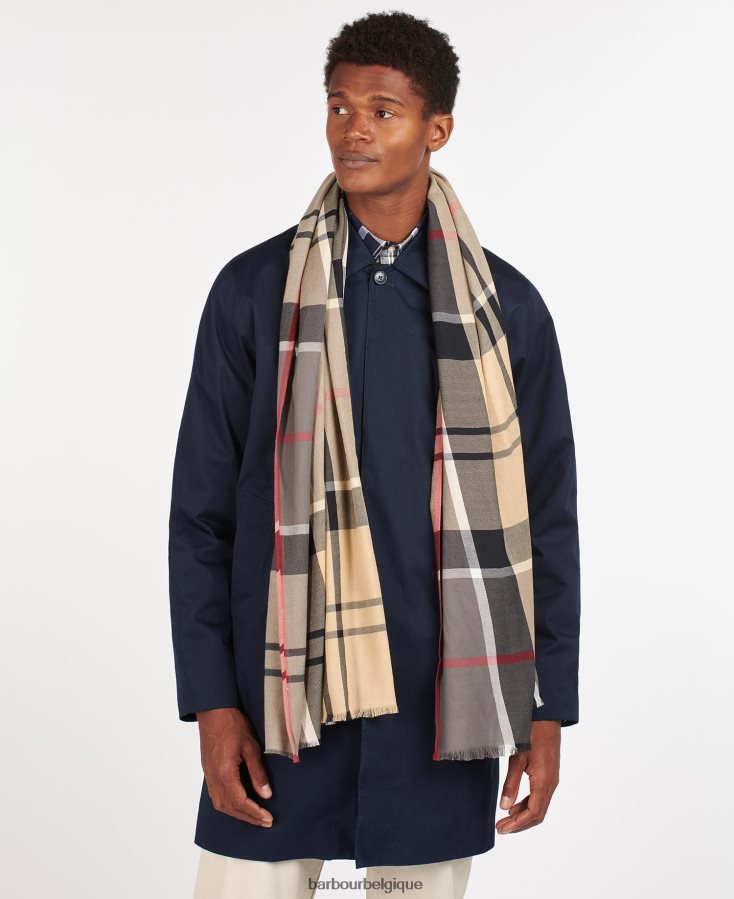 accessoires Barbour écharpe Walshaw tartan classique Hommes T2L6ZP2351