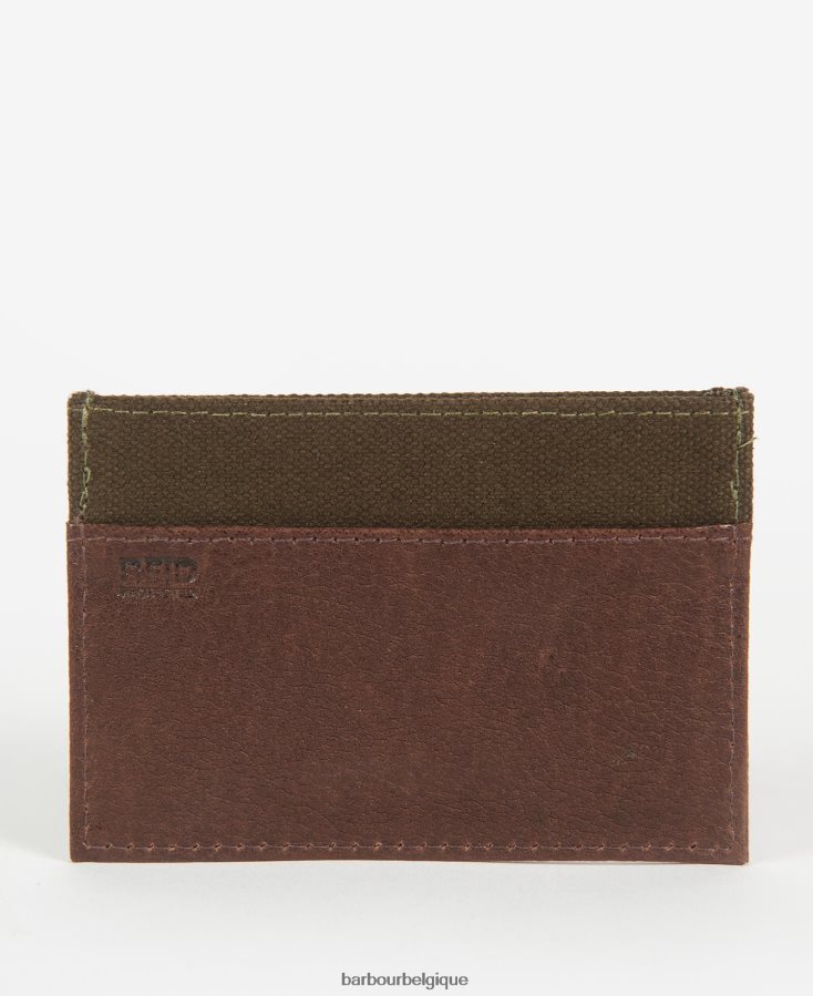 accessoires Barbour porte-cartes padbury marron foncé Hommes T2L6ZP2378