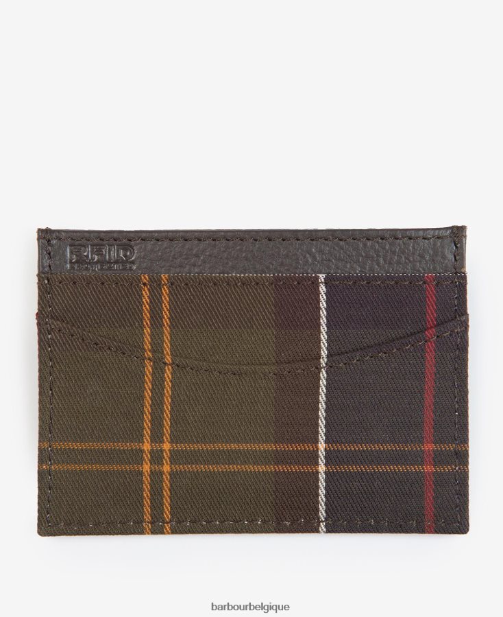 accessoires Barbour porte-cartes tartan tartan classique Hommes T2L6ZP2380
