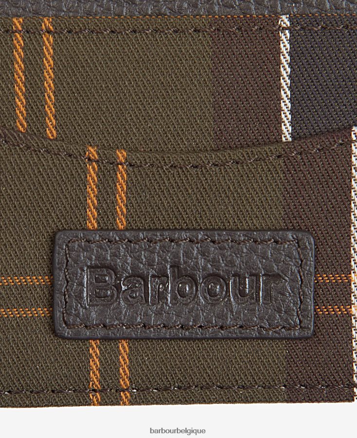 accessoires Barbour porte-cartes tartan tartan classique Hommes T2L6ZP2380