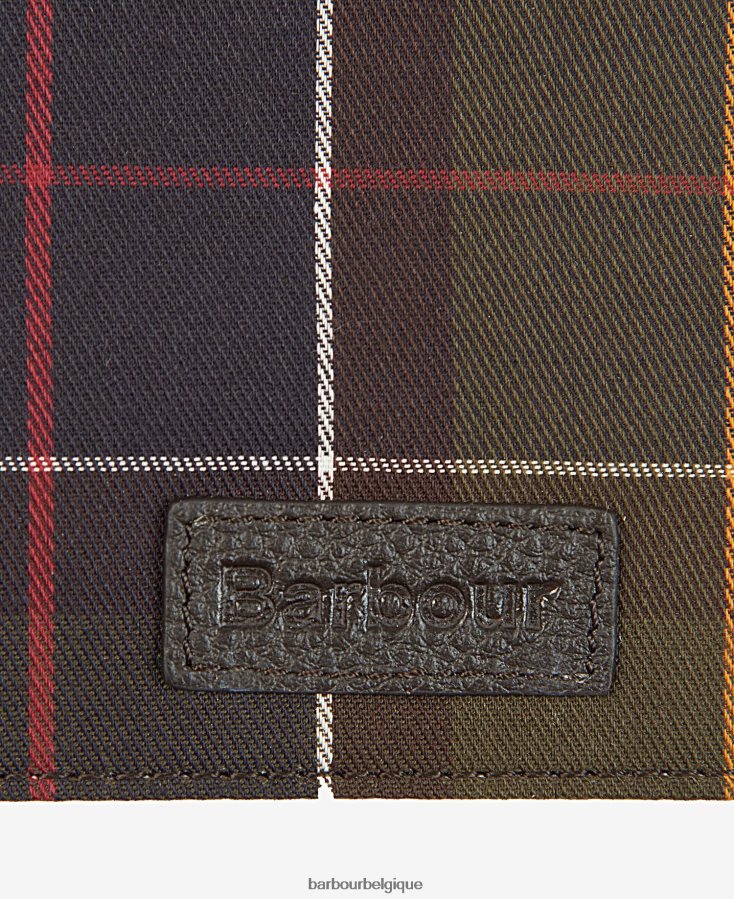 accessoires Barbour portefeuille tartan tartan classique Hommes T2L6ZP2382