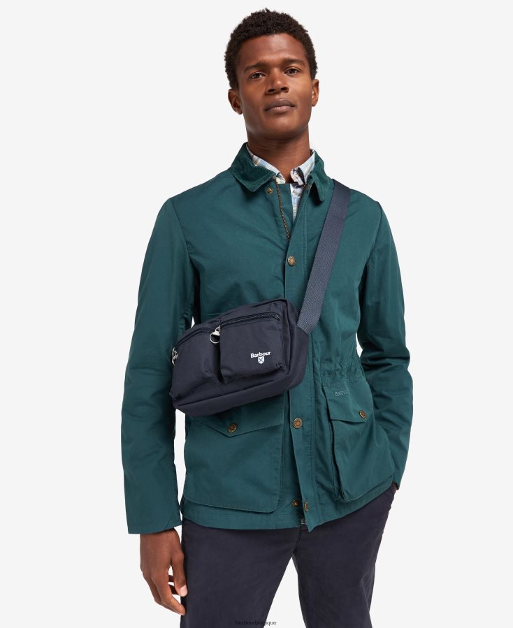 accessoires Barbour sac à bandoulière cascade marine classique Hommes T2L6ZP2201