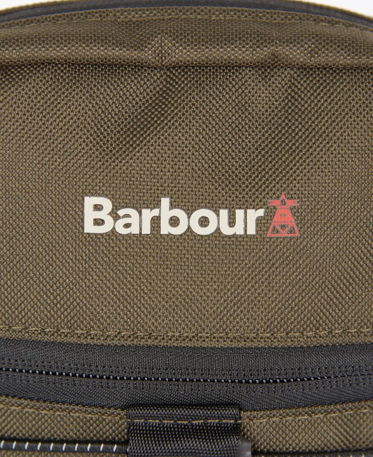 accessoires Barbour sac à bandoulière en toile arwin olive/noir Hommes T2L6ZP2192