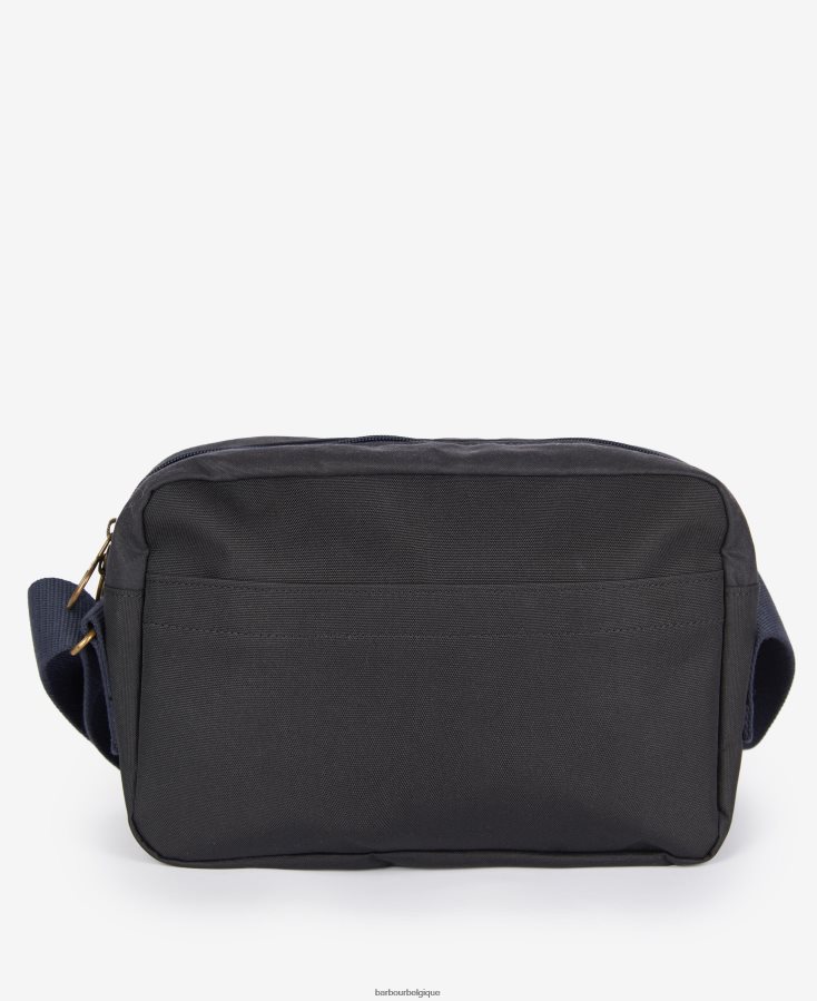 accessoires Barbour sac à bandoulière en wax essentiel marine classique Hommes T2L6ZP2189