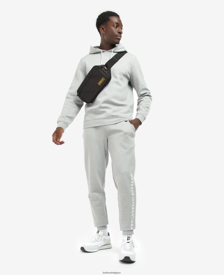 accessoires Barbour sac à bandoulière racer noir classique Hommes T2L6ZP2213