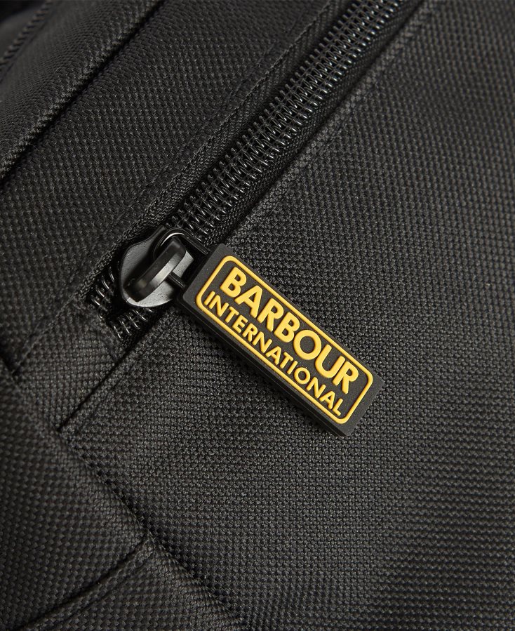 accessoires Barbour sac à bandoulière racer noir classique Hommes T2L6ZP2213