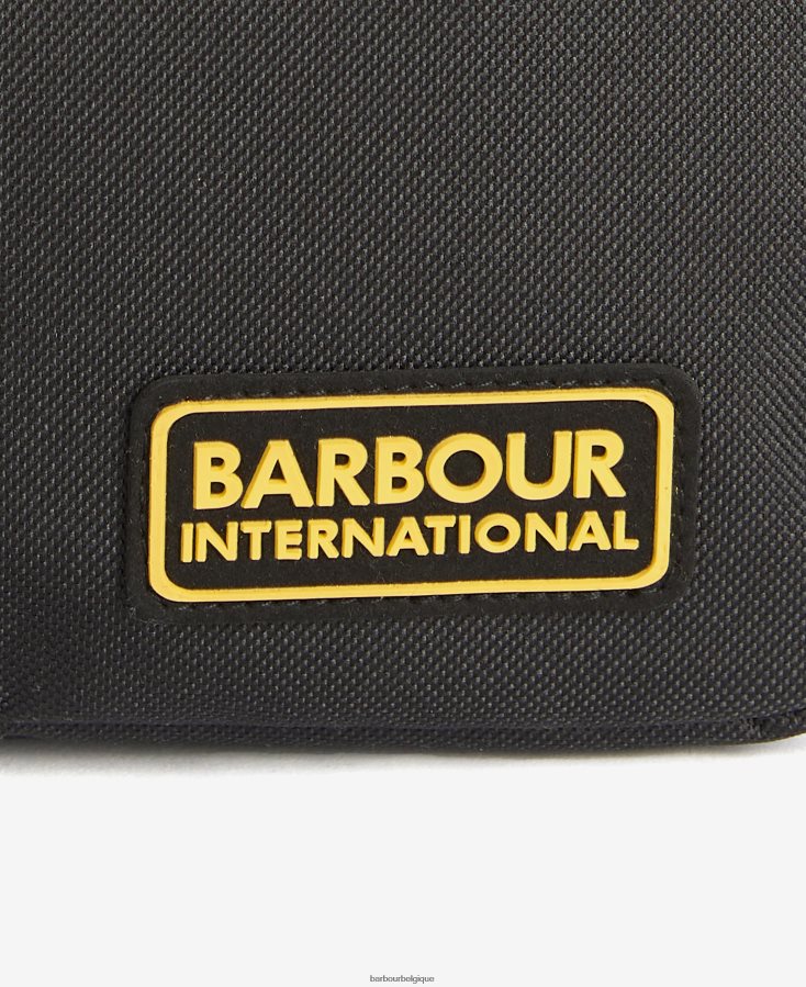 accessoires Barbour sac à bandoulière racer noir classique Hommes T2L6ZP2213