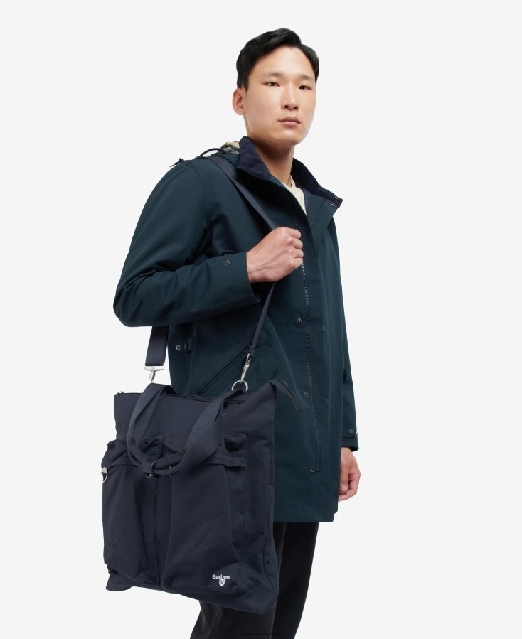 accessoires Barbour sac fourre-tout cascade marine classique Hommes T2L6ZP2215