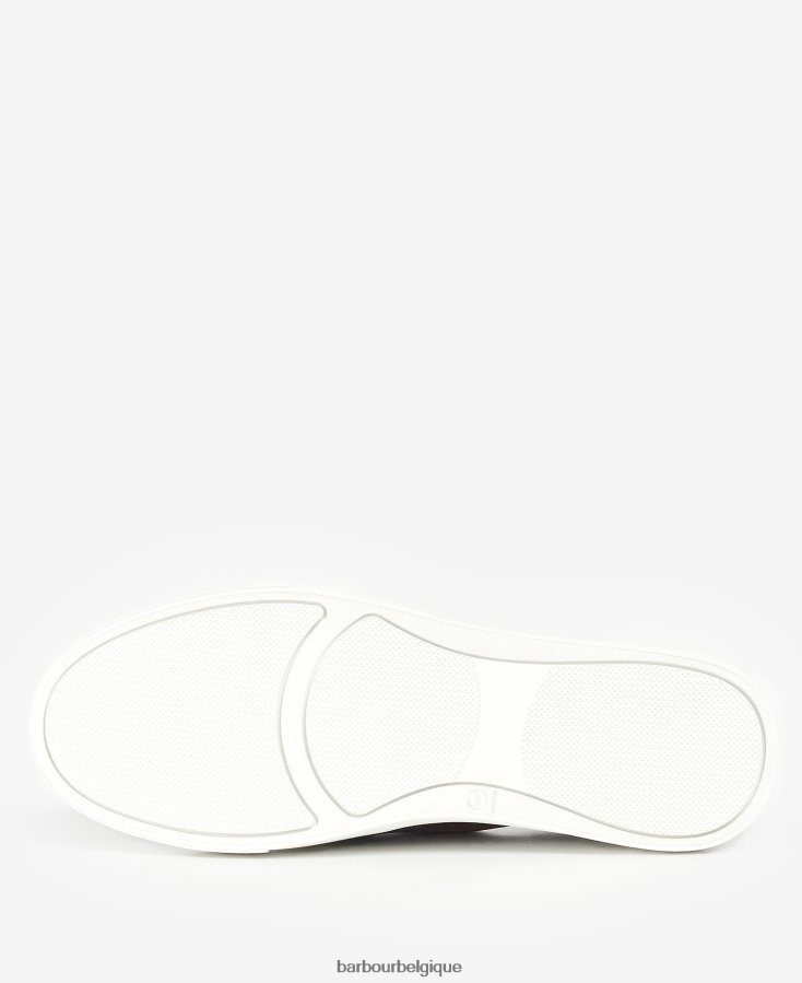 chaussure Barbour chaussures de maître d\'équipage marron foncé Hommes T2L6ZP1327