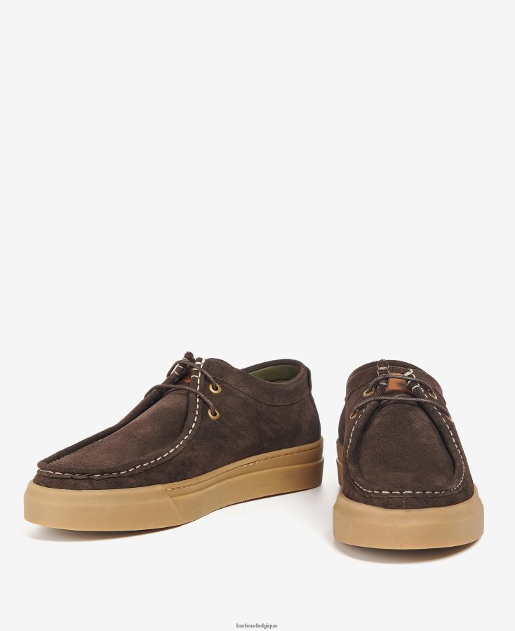 chaussure Barbour chaussures de poiré suède cola Hommes T2L6ZP1347