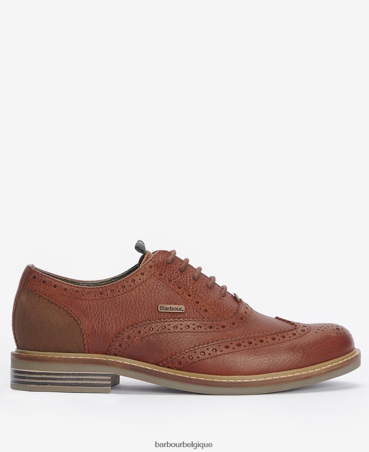 chaussure Barbour chaussures oxford redcar cèdre fraisé Hommes T2L6ZP1328