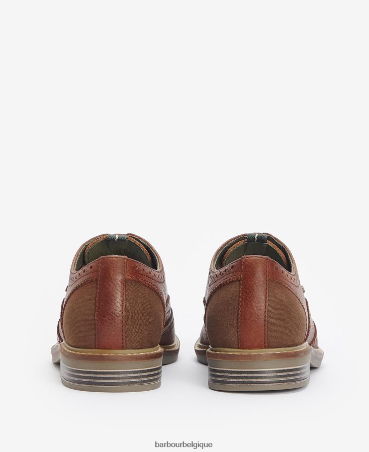 chaussure Barbour chaussures oxford redcar cèdre fraisé Hommes T2L6ZP1328