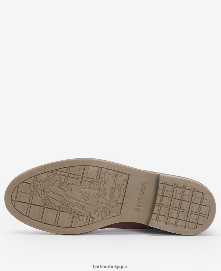 chaussure Barbour chaussures oxford redcar cèdre fraisé Hommes T2L6ZP1328