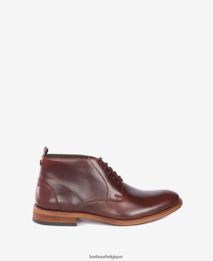 chaussure Barbour botte benwell chukka grain de châtaignier Hommes T2L6ZP1269