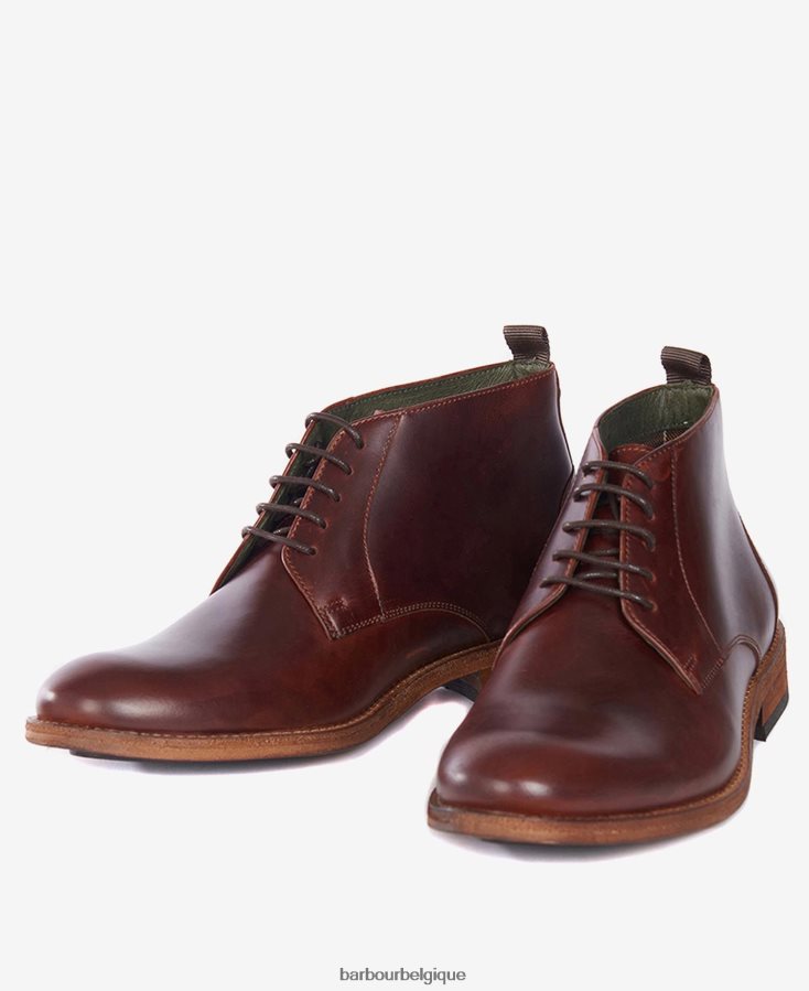 chaussure Barbour botte benwell chukka grain de châtaignier Hommes T2L6ZP1269