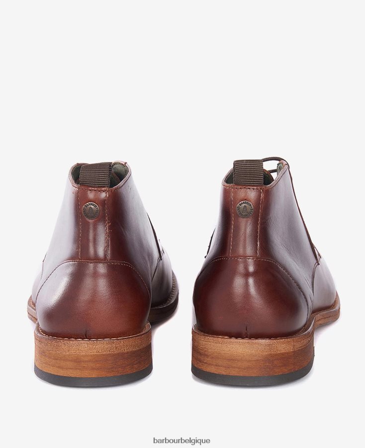 chaussure Barbour botte benwell chukka grain de châtaignier Hommes T2L6ZP1269