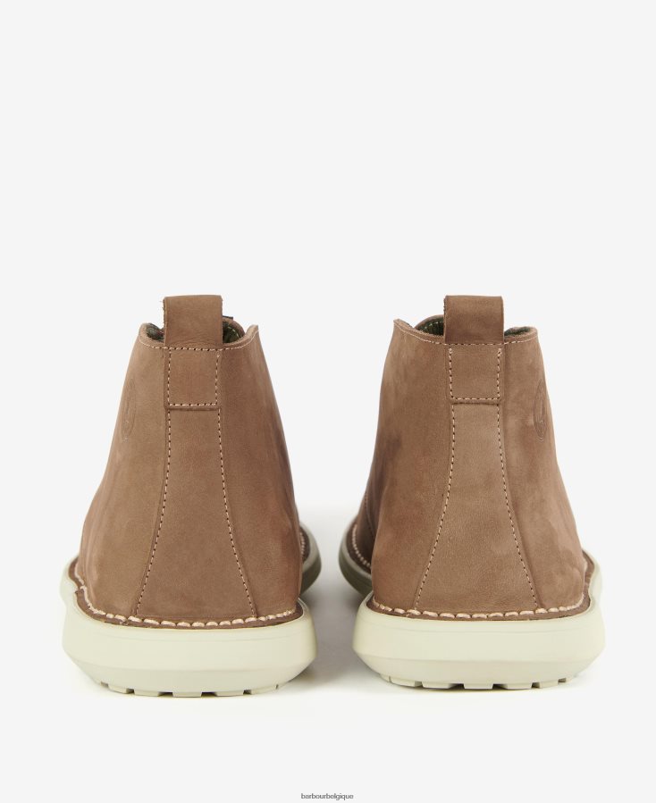 chaussure Barbour bottes chukka en chêne Cognac Hommes T2L6ZP1282