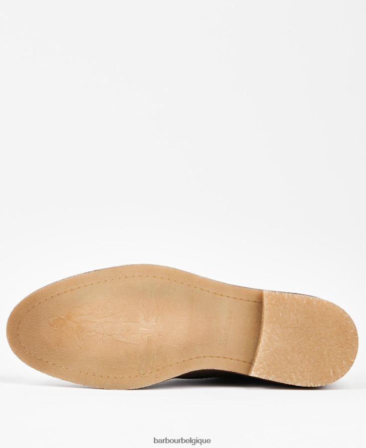 chaussure Barbour bottes de sonora Suède noir Hommes T2L6ZP1265