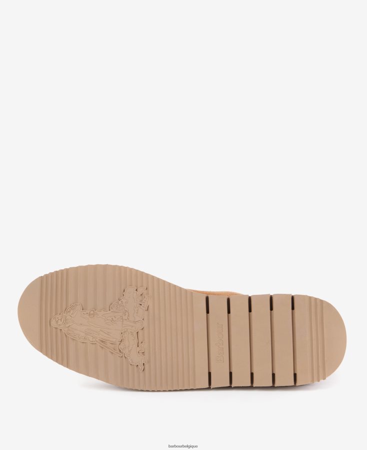 chaussure Barbour bottes du désert kent suède cola Hommes T2L6ZP1260