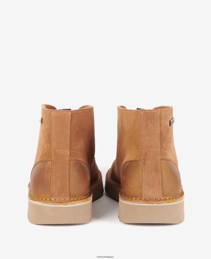 chaussure Barbour bottes du désert kent suède cola Hommes T2L6ZP1260