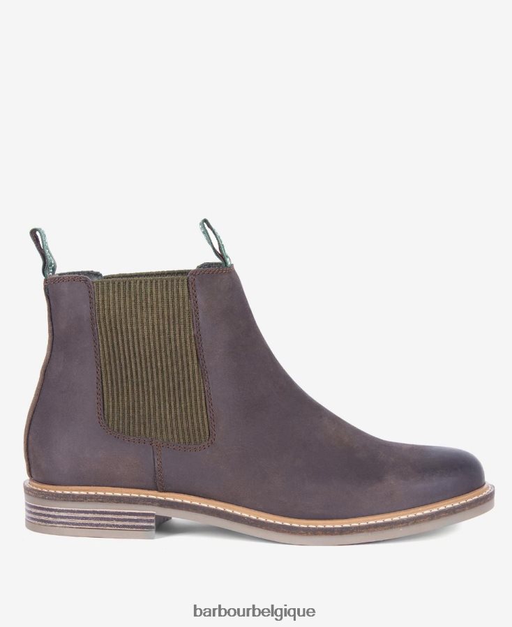 chaussure Barbour bottines chelsea farsley moka Hommes T2L6ZP1262