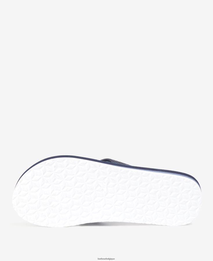 chaussure Barbour sandale de plage toeman poudre bleue Hommes T2L6ZP1304