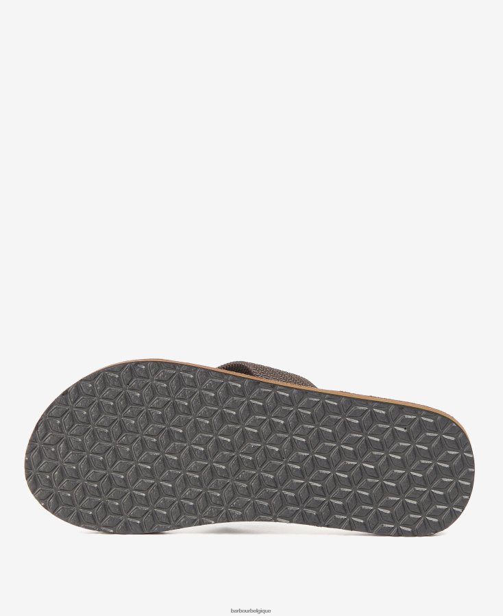 chaussure Barbour sandale de plage toeman poudre bleue Hommes T2L6ZP1305