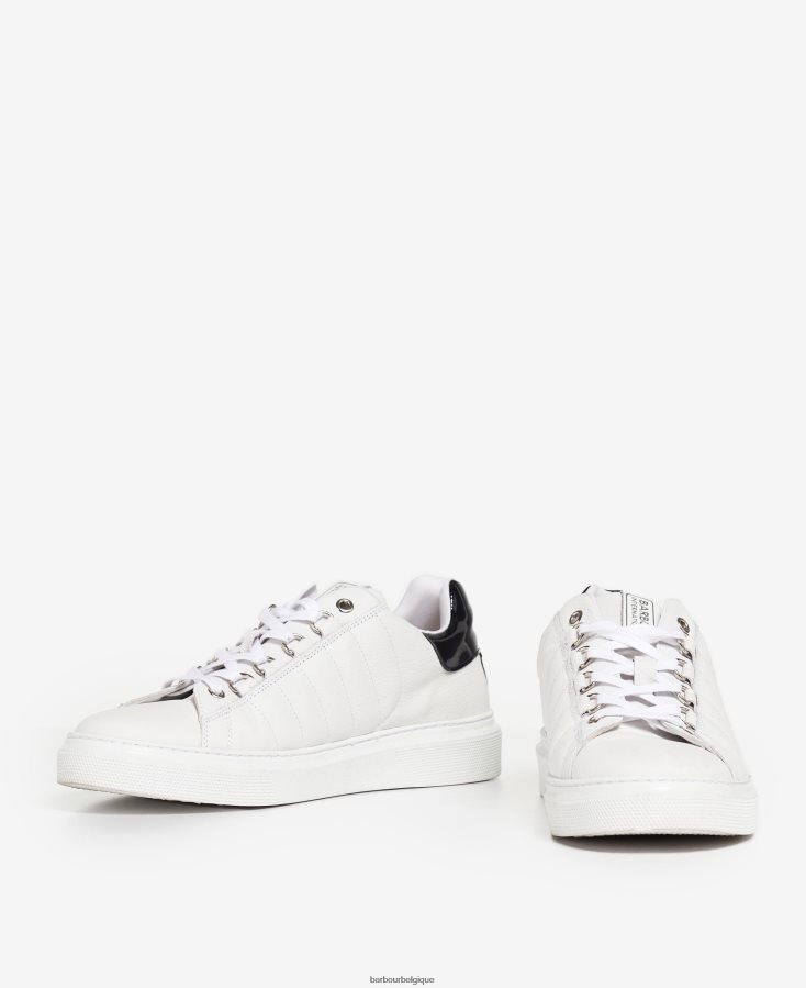 chaussure Barbour formateurs de grève noir classique Hommes T2L6ZP1320