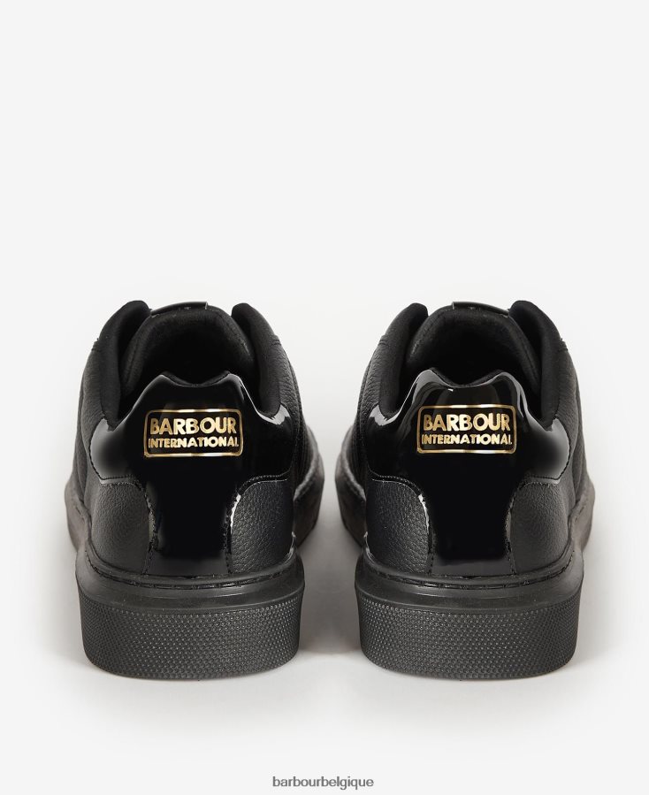 chaussure Barbour formateurs de grève noir classique Hommes T2L6ZP1321