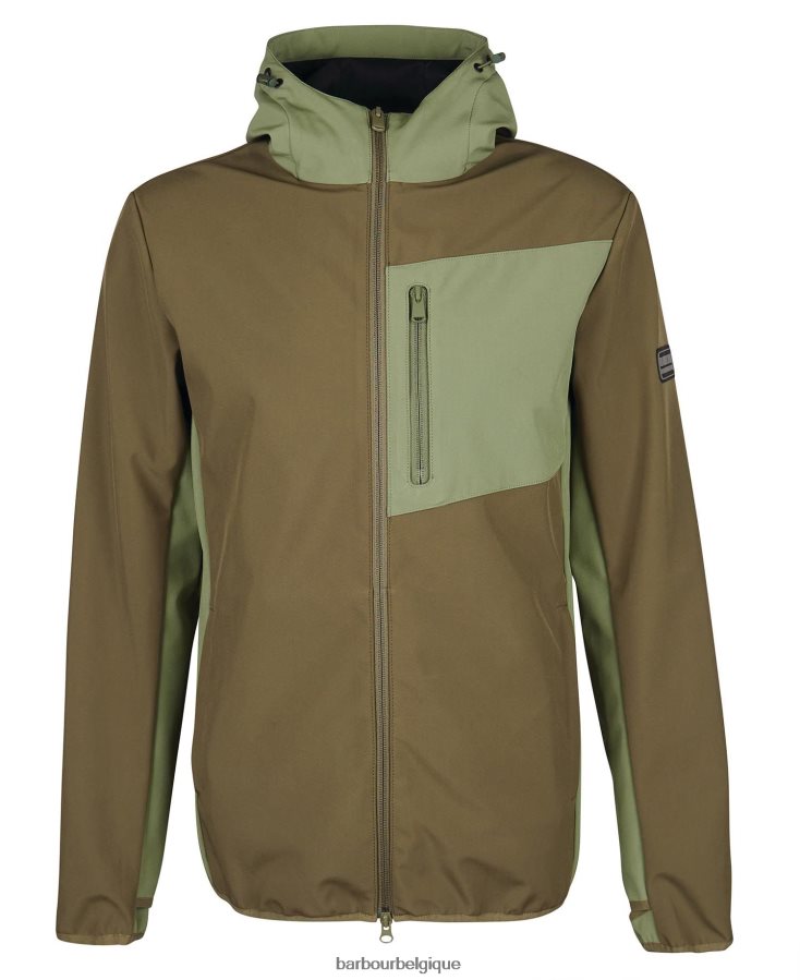 vêtements Barbour veste en coquille et polaire mercian noir classique Hommes T2L6ZP1135