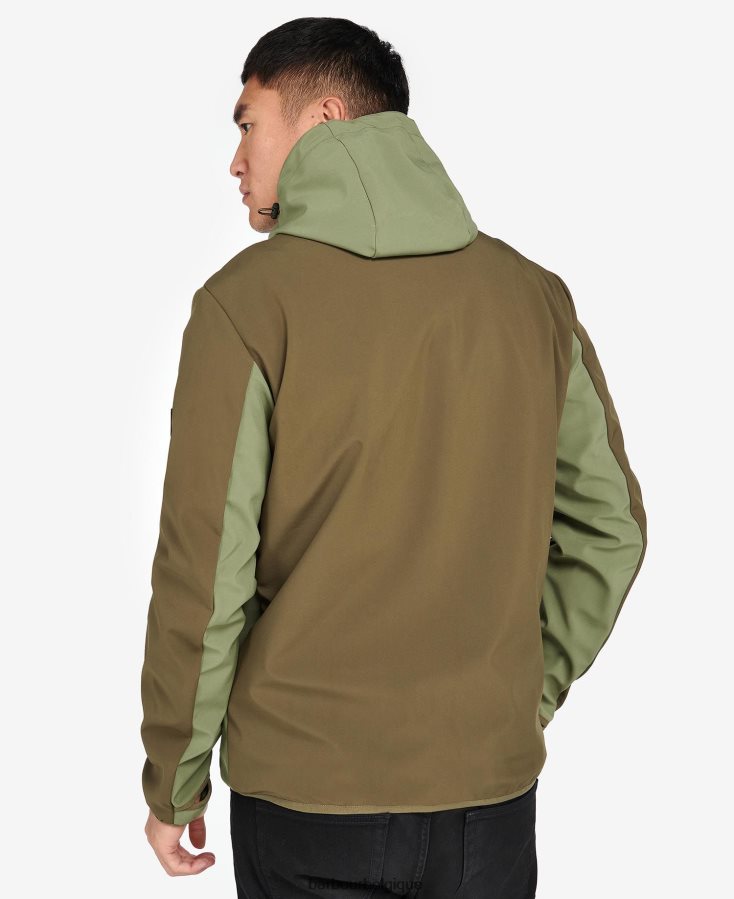 vêtements Barbour veste en coquille et polaire mercian noir classique Hommes T2L6ZP1135