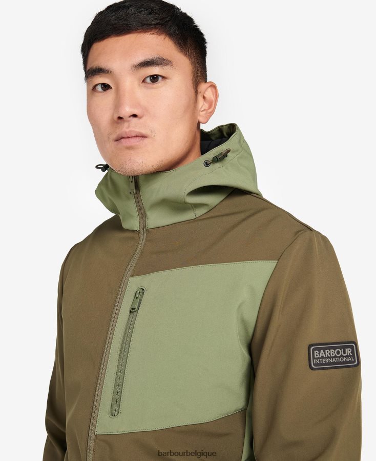 vêtements Barbour veste en coquille et polaire mercian noir classique Hommes T2L6ZP1135