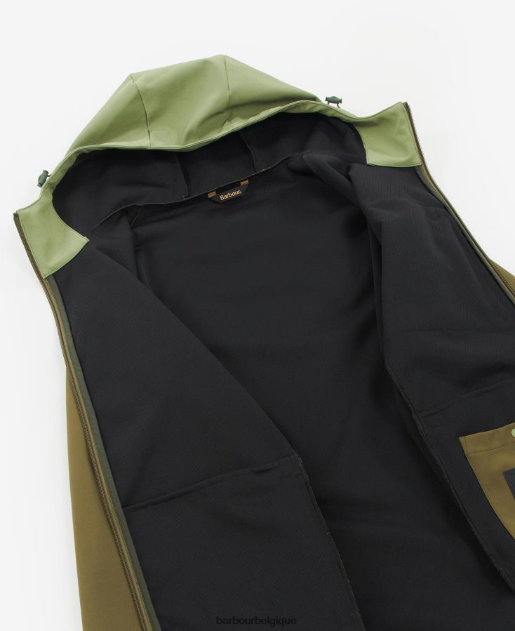 vêtements Barbour veste en coquille et polaire mercian noir classique Hommes T2L6ZP1135