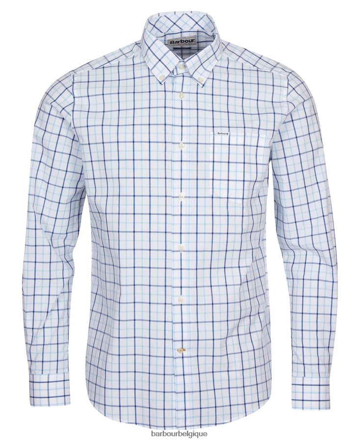 vêtements Barbour chemise Bradwell sur mesure grès Hommes T2L6ZP362