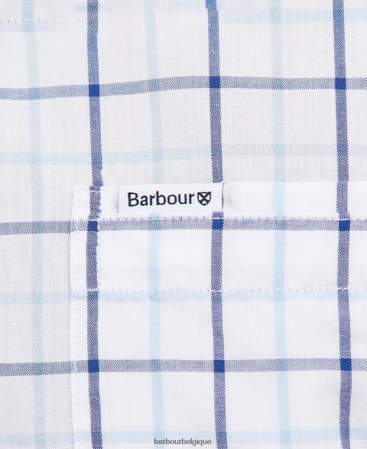vêtements Barbour chemise Bradwell sur mesure grès Hommes T2L6ZP362