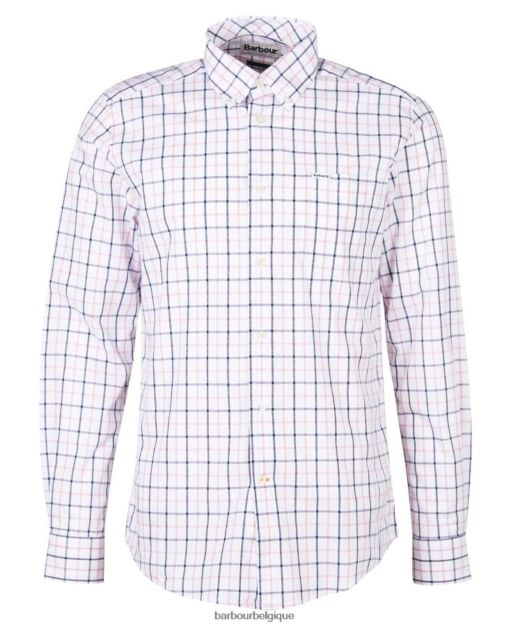 vêtements Barbour chemise Bradwell sur mesure grès Hommes T2L6ZP488