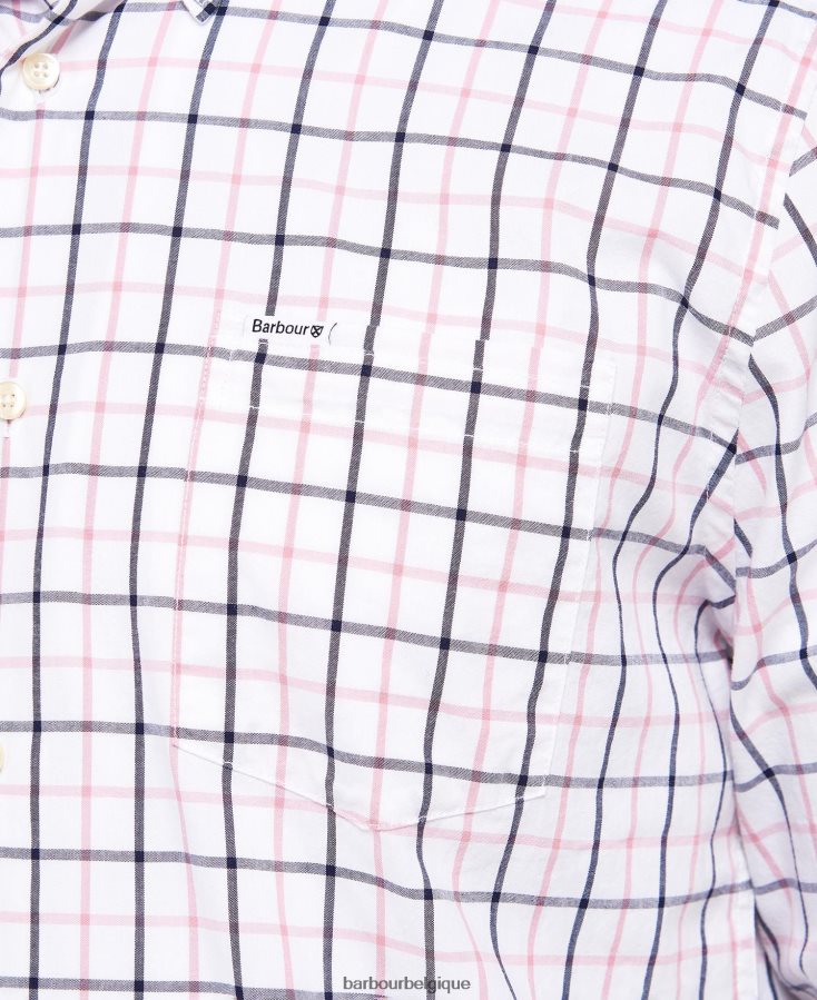 vêtements Barbour chemise Bradwell sur mesure grès Hommes T2L6ZP488