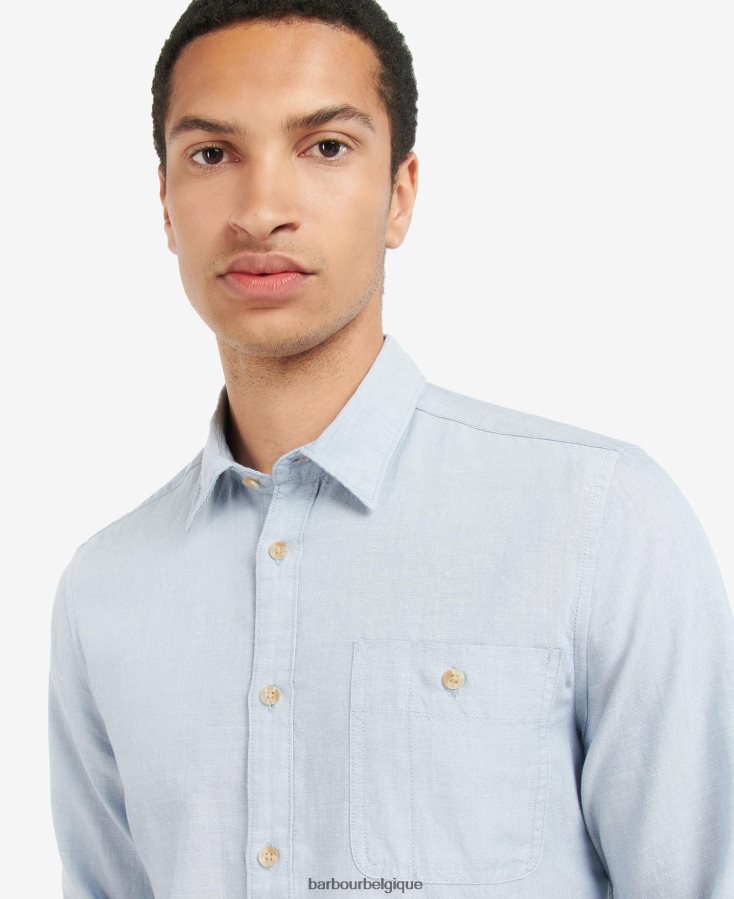vêtements Barbour chemise Ruthwell sur mesure chambray Hommes T2L6ZP513