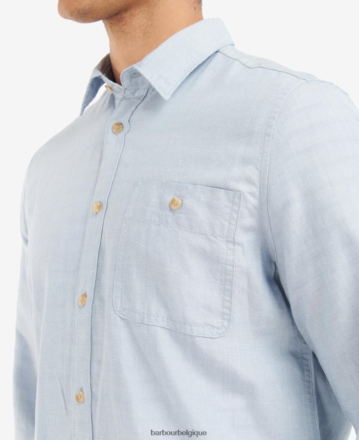 vêtements Barbour chemise Ruthwell sur mesure chambray Hommes T2L6ZP513