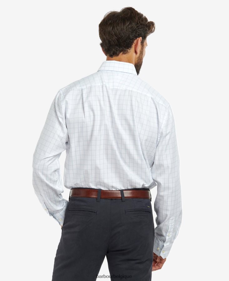 vêtements Barbour chemise active country hanstead ciel Hommes T2L6ZP393